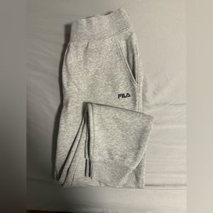 Men’s Light Grey Fila Joggers